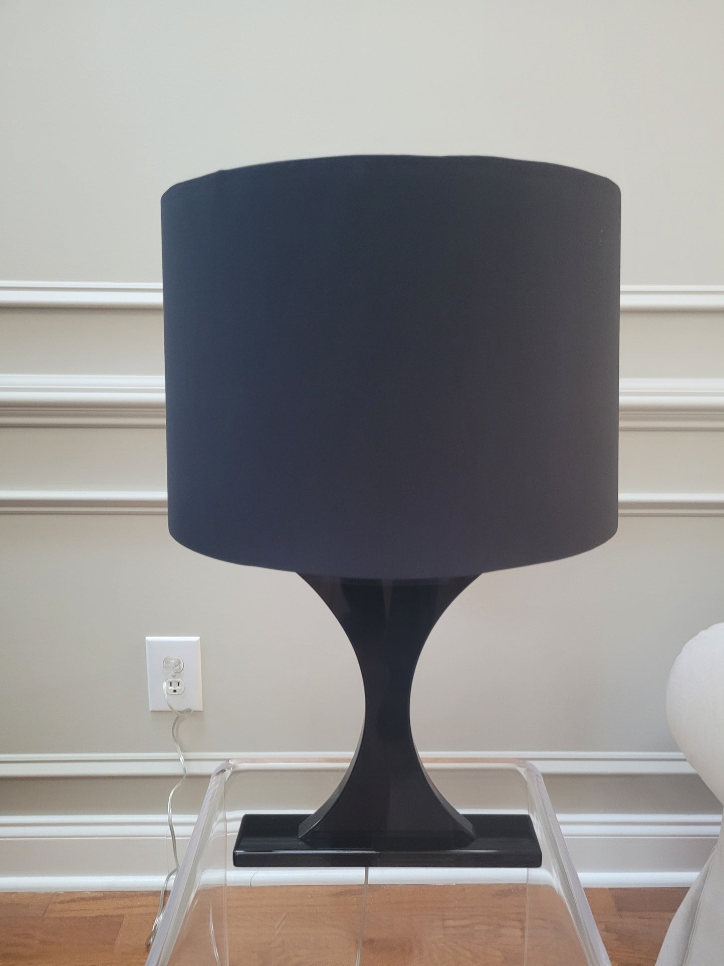 Mara Table Lamp with Black Shade/Gold Inside