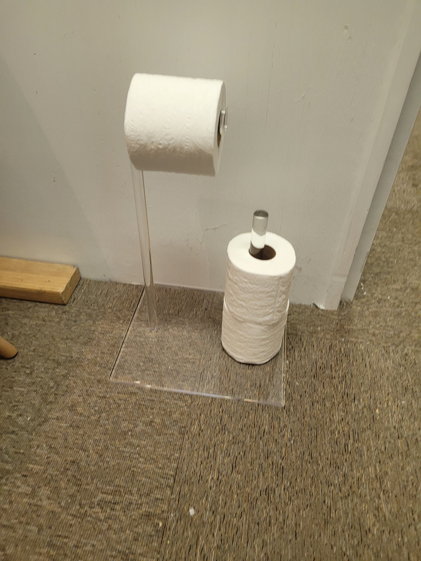 Clear Acrylic Toilet Paper Holder