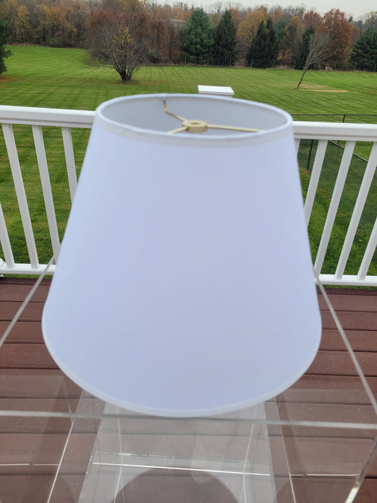 Bright White Paper Shade