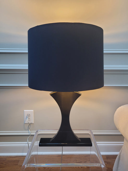 Mara Table Lamp with Black Shade/Gold Inside