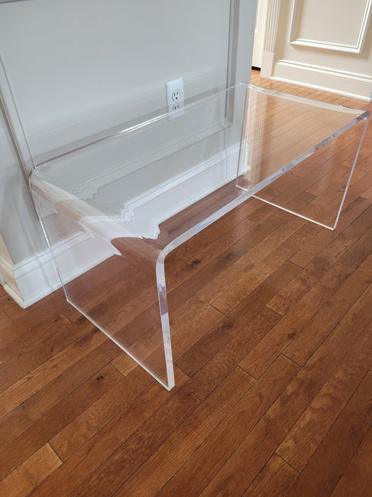 Clear Acrylic Waterfall Table
