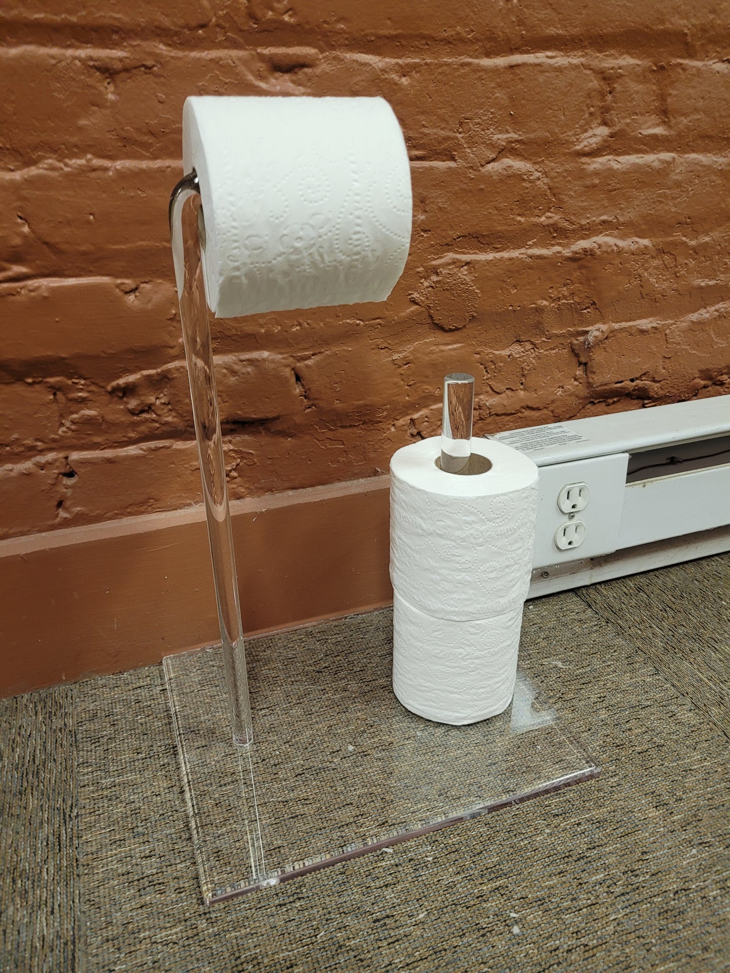 Clear Acrylic Toilet Paper Holder