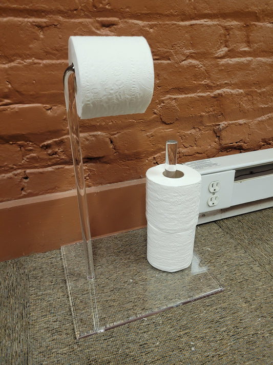 Clear Acrylic Toilet Paper Holder