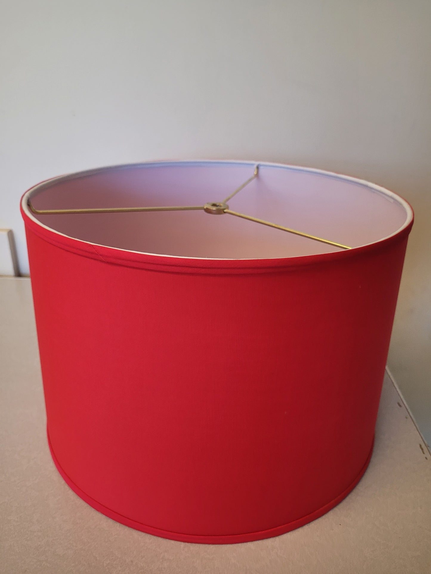 Red Handkerchief Linen Lamp Shade