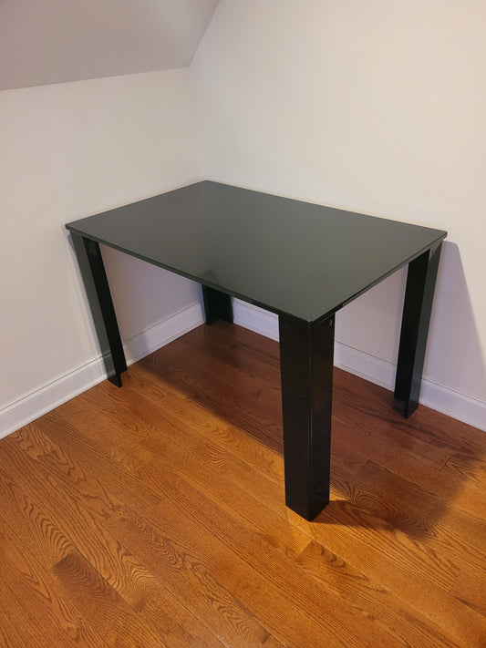 Black Acrylic Work Desk
